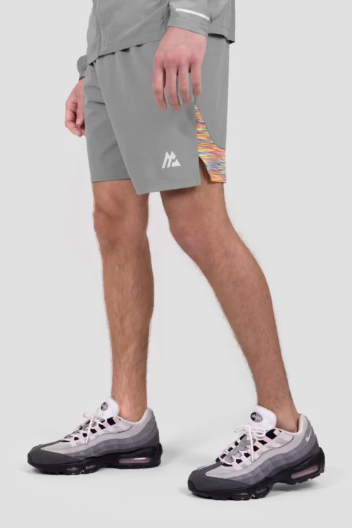 Trail Panel Short - Grey/Blue/Pink/Orange