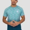 Vector Seamless T-Shirt - Aqua/Navy