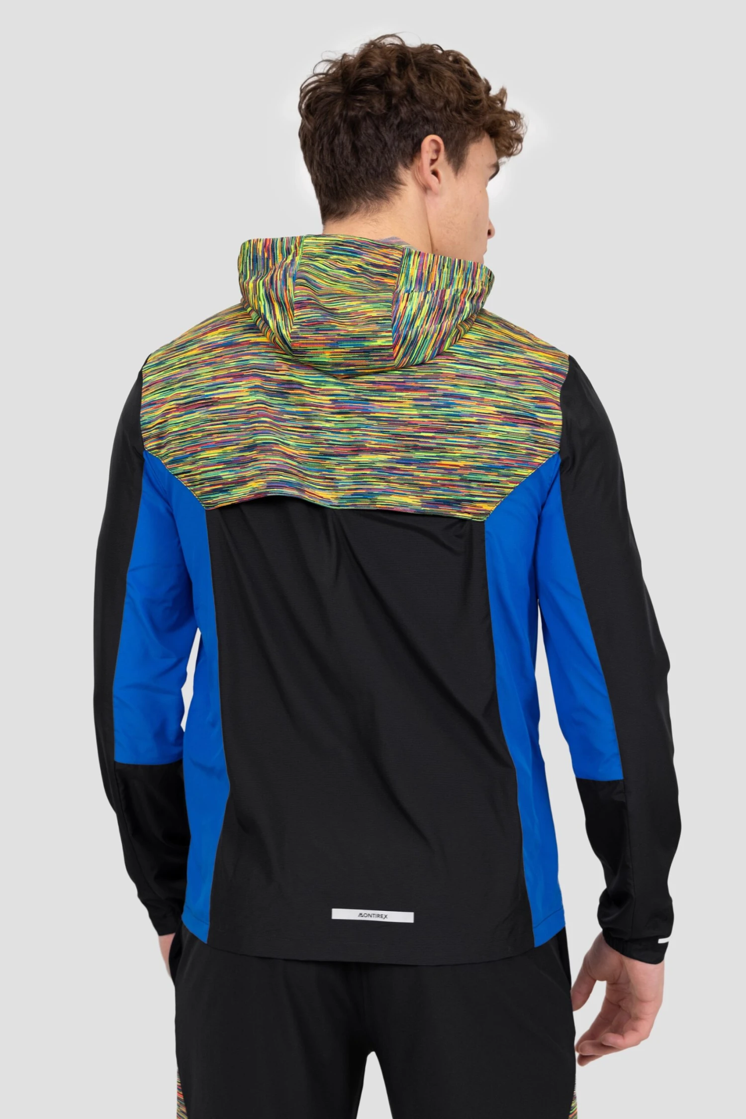 Trail Windbreaker - Blue/Pink/Yellow 2 Trail Windbreaker - Blue/Pink/Yellow - Image 2