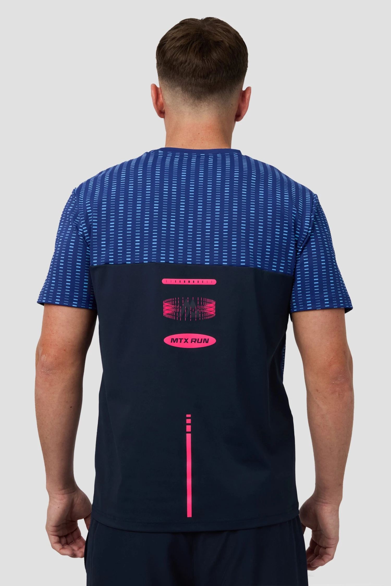MTX Run Tempo T-Shirt - Marine Blue/Midnight Blue 2 MTX Run Tempo T-Shirt - Marine Blue/Midnight Blue - Image 2