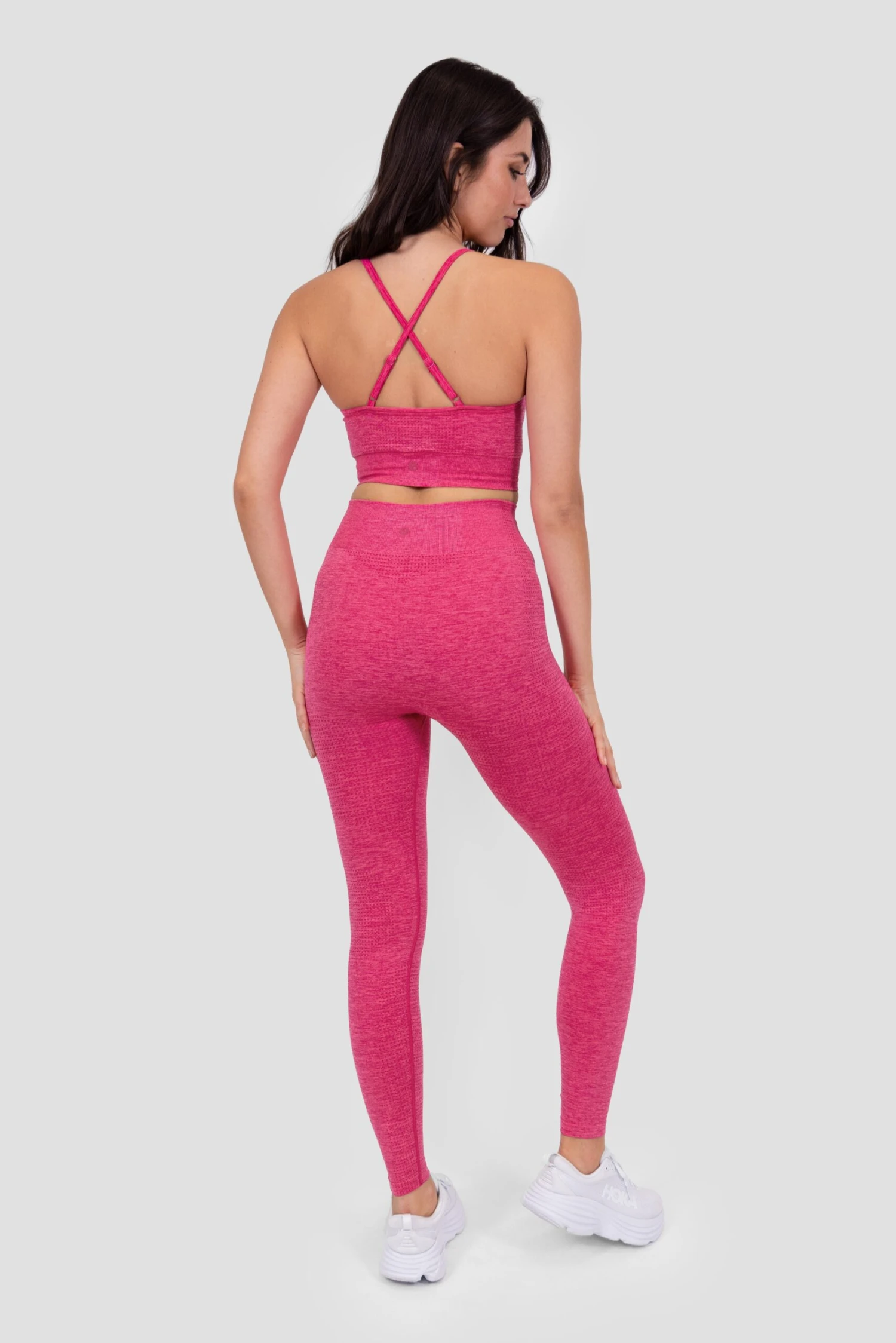 Power Seamless Legging - Magenta 6 Power Seamless Legging - Magenta - Image 6