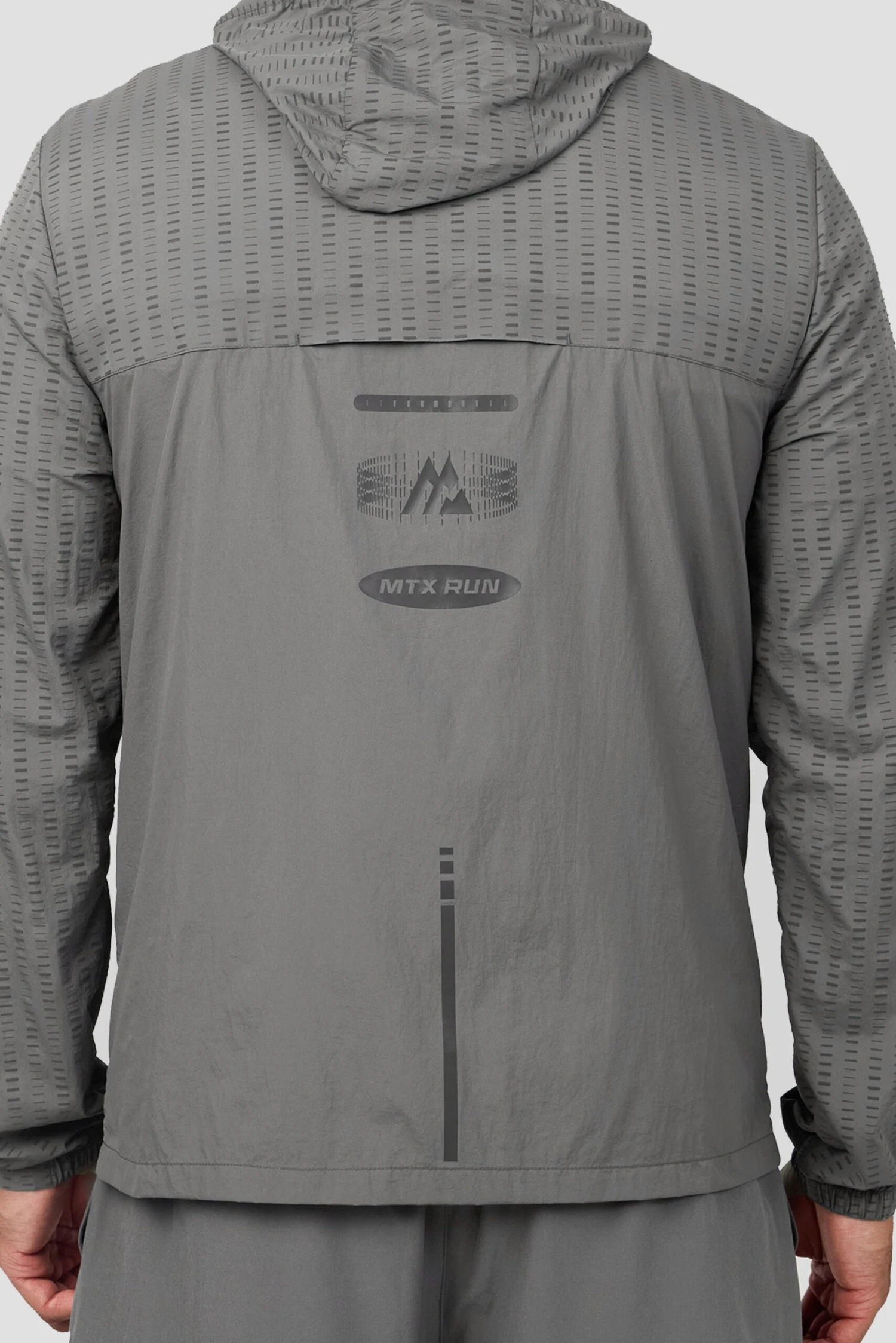 MTX Run Tempo Windbreaker - Cement Grey 6 MTX Run Tempo Windbreaker - Cement Grey - Image 6