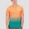 Vector Seamless T-Shirt - Orange/Teal