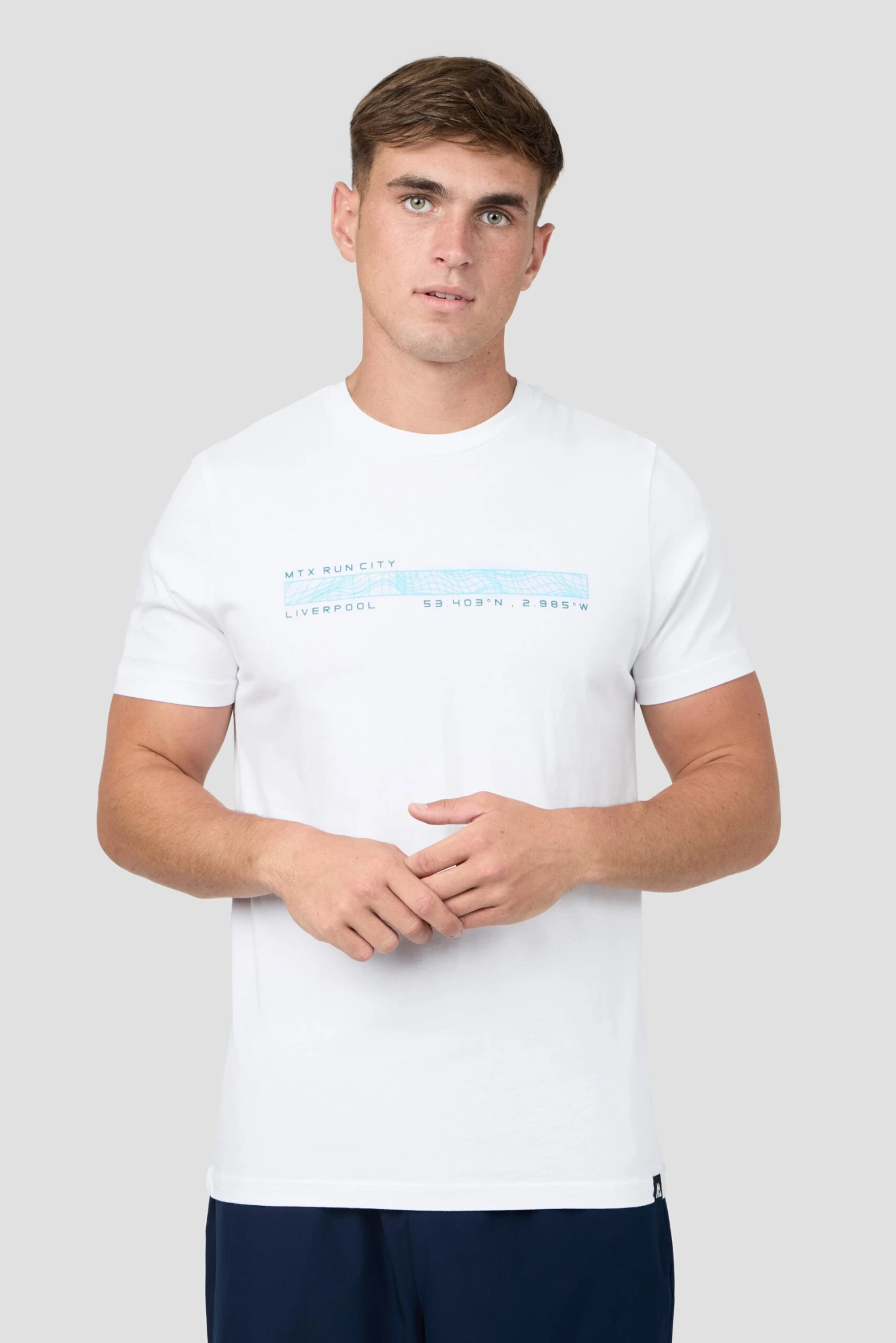 Liverpool Coordinates T-Shirt - White 1 Liverpool Coordinates T-Shirt - White