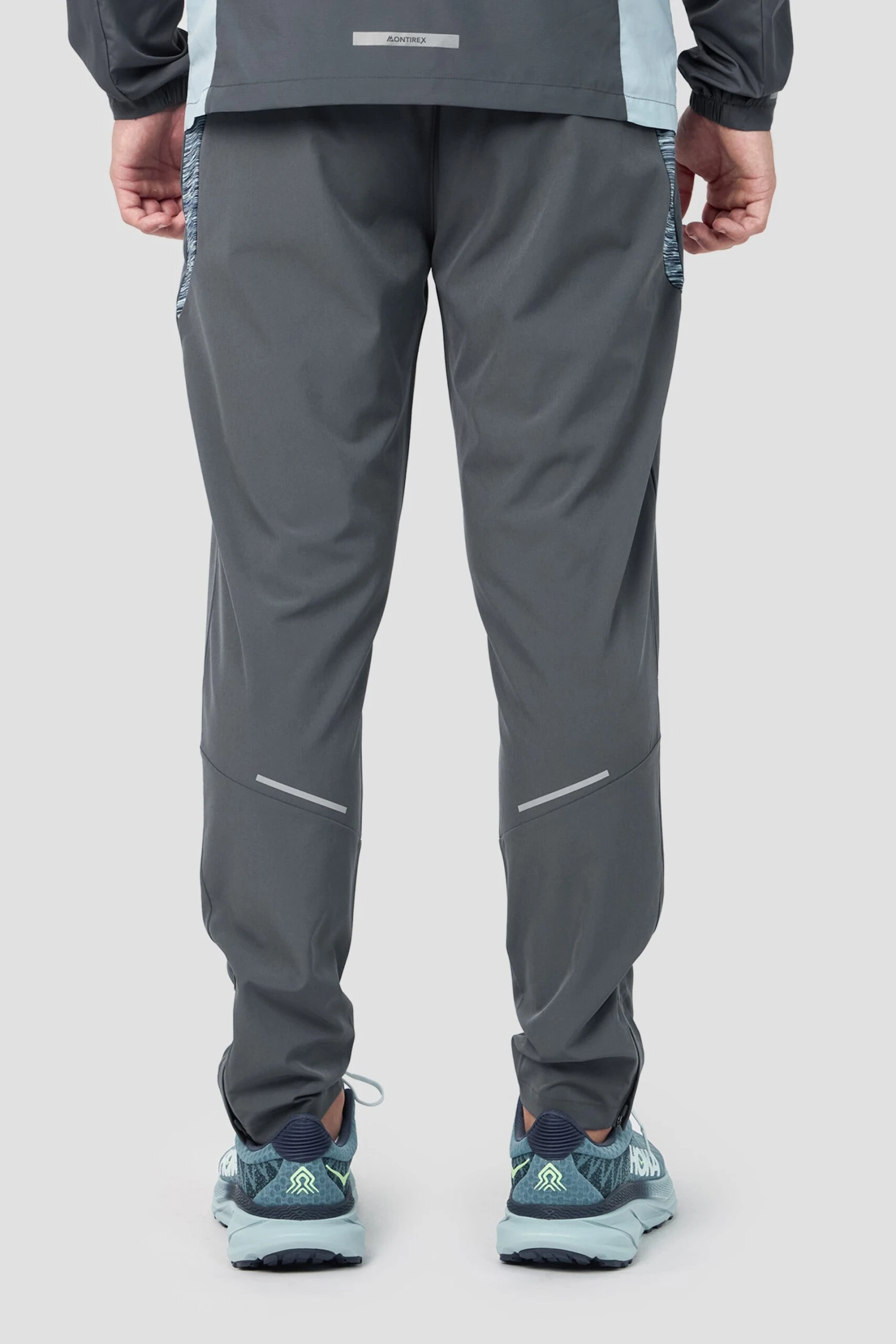 Trail Panel Running Pant - Grey/Blue/Navy 4 Trail Panel Running Pant - Grey/Blue/Navy - Image 4