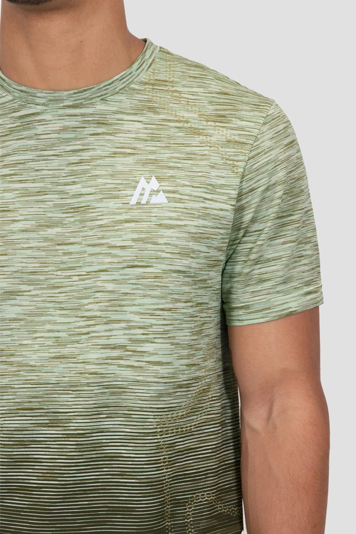 Vector Seamless T-Shirt - Sage/Khaki 3 Vector Seamless T-Shirt - Sage/Khaki - Image 3