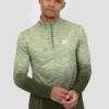 Vector Seamless 1/4 Zip - Sage/Khaki