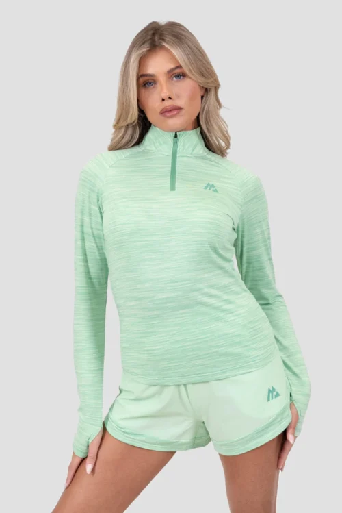 Women's Trail 1/4 Zip - Sage Green