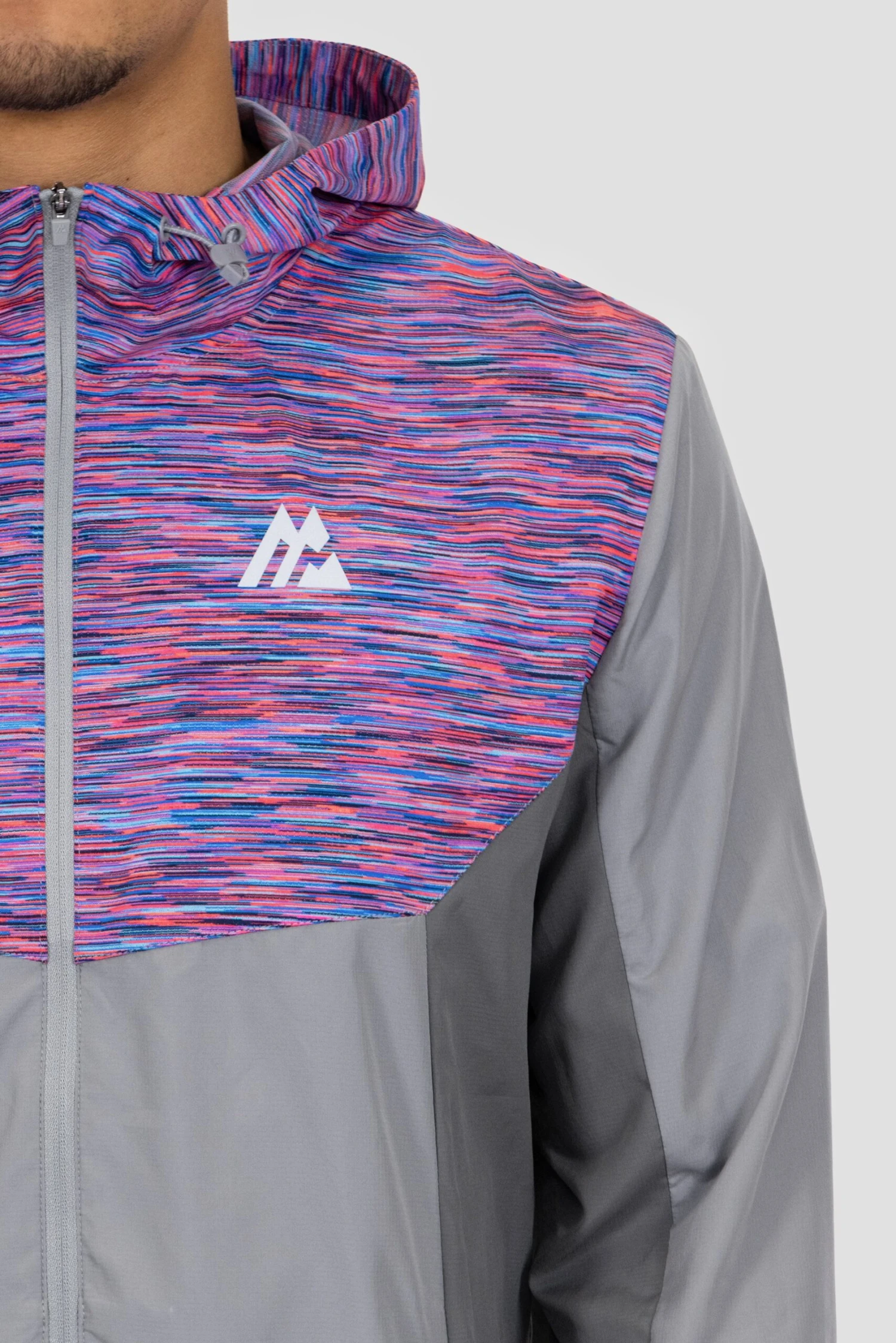 Trail Windbreaker - Grey/Pink/Blue 8 Trail Windbreaker - Grey/Pink/Blue - Image 8