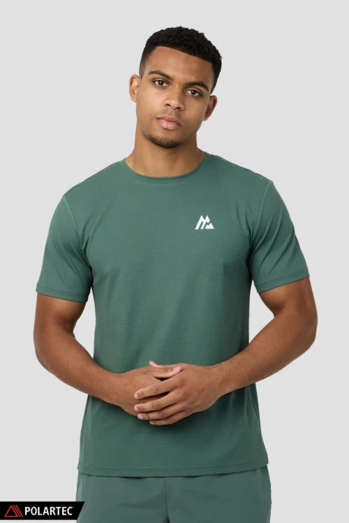 Peak Gridded Polartec® T-Shirt - Dolphin