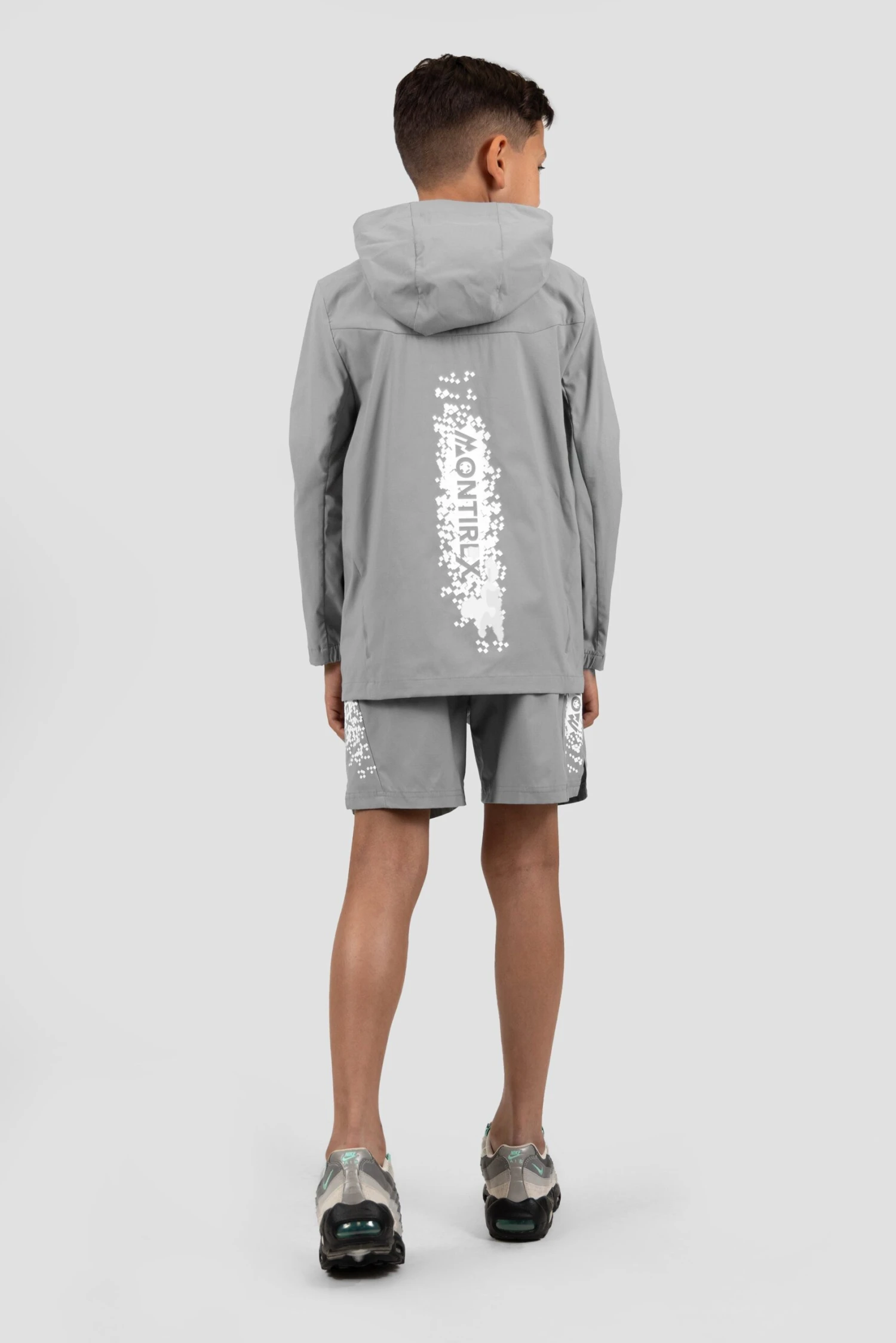 Boys Accelerate Windbreaker - Platinum Grey 4 Boys Accelerate Windbreaker - Platinum Grey - Image 4