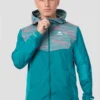 Trail Windbreaker - Teal/Pink