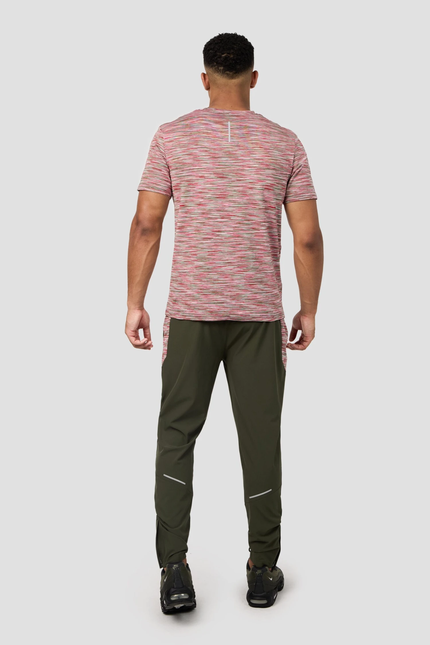 Trail T-Shirt - Khaki/Pink/Red 4 Trail T-Shirt - Khaki/Pink/Red - Image 4