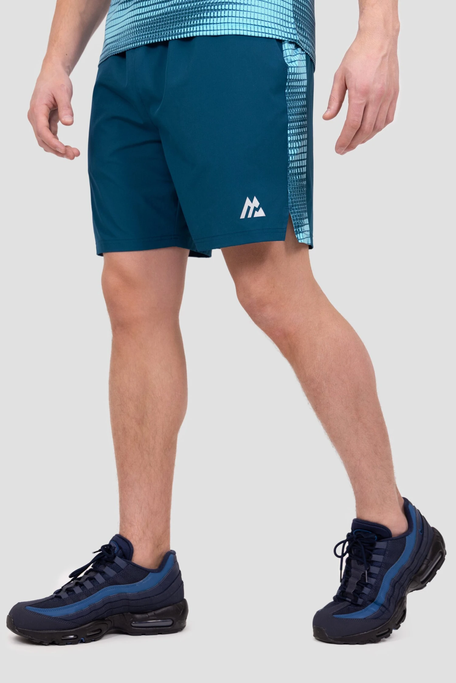 Peak Print Short - Abyssal/Neon Sky 1 Peak Print Short - Abyssal/Neon Sky