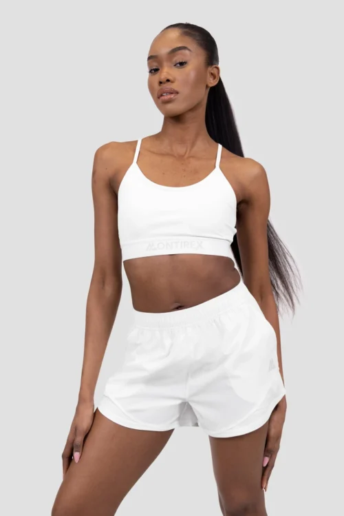 Icon Strappy Bra - White