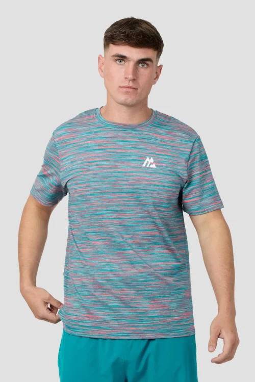 Trail T-Shirt - Teal/Pink