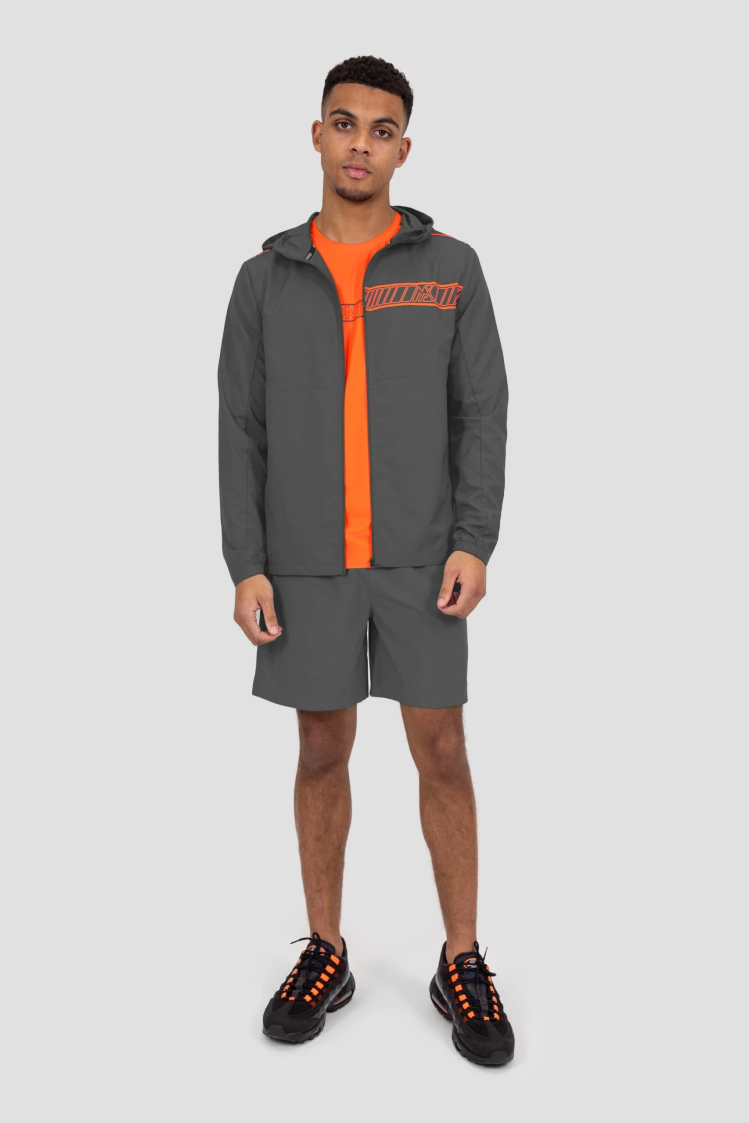 Beta Windbreaker - Slate Grey/Fiery Orange 6 Beta Windbreaker - Slate Grey/Fiery Orange - Image 6