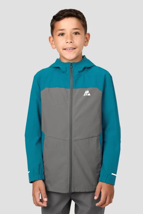 Boys Trek Tech Jacket - Duck Blue/Cement Grey
