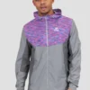 Trail Windbreaker - Grey/Pink/Blue